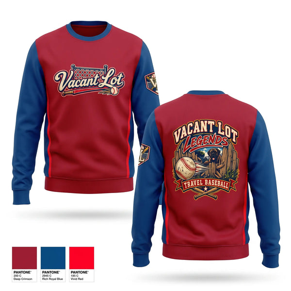 Crew Neck Sweatshirt, TeamTime - Sports Demo, Baseball, Teamtime, Team time, sublimation, custom sports apparel, team uniforms, spirit wear, spiritwear, sports uniforms, custom shirts, team store, custom team store, fundraiser sports, apparel fundraiser