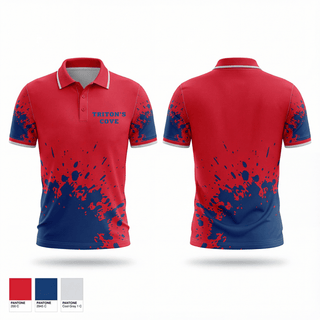 Short Sleeve Performance Polo, Triton’s Cove, Swimming, Teamtime, Team time, sublimation, custom sports apparel, team uniforms, spirit wear, spiritwear, sports uniforms, custom shirts, team store, custom team store, fundraiser sports, apparel fundraiser