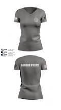 Bangor PD 19370078 Women's Short Sleeve V-neck Shirt - 3