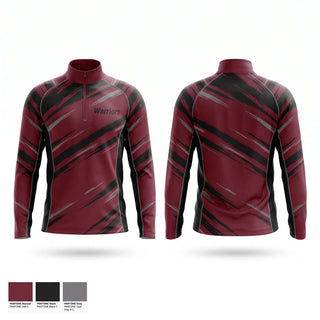Quarter Zip Jacket, Warriors, Softball, Teamtime, Team time, sublimation, custom sports apparel, team uniforms, spirit wear, spiritwear, sports uniforms, custom shirts, team store, custom team store, fundraiser sports, apparel fundraiser