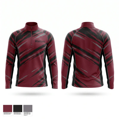 Warriors Quarter Zip Jacket - 1