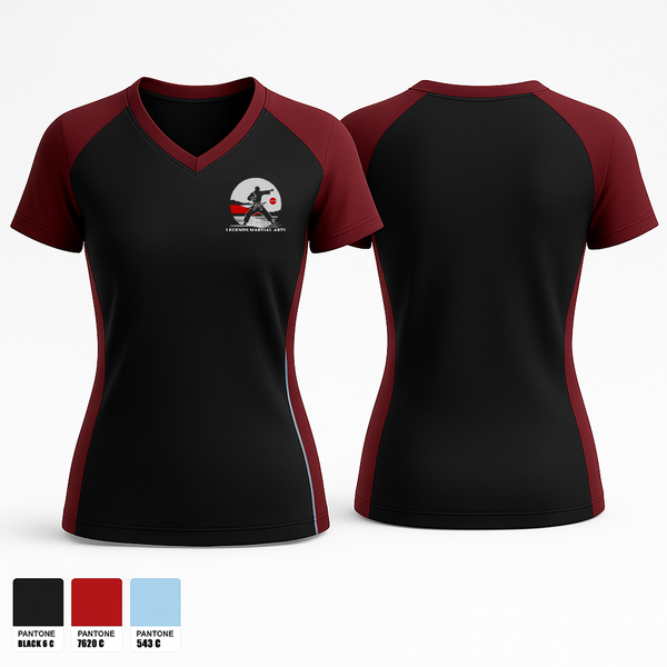 Legends Martial Arts 4289959 Women's Short Sleeve V-neck Shirt - 1