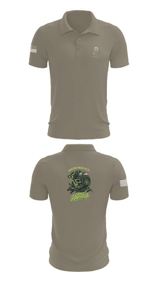 Short Sleeve Performance Polo, Houston Police K9, Police, Teamtime, Team time, sublimation, custom sports apparel, team uniforms, spirit wear, spiritwear, sports uniforms, custom shirts, team store, custom team store, fundraiser sports, apparel fundraiser
