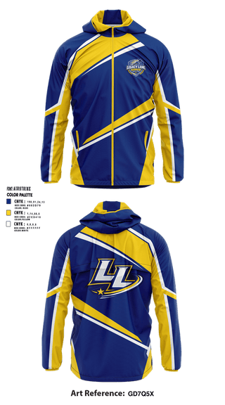 Windbreaker, Legacy Lane Elite, Track & Field, Teamtime, Team time, sublimation, custom sports apparel, team uniforms, spirit wear, spiritwear, sports uniforms, custom shirts, team store, custom team store, fundraiser sports, apparel fundraiser