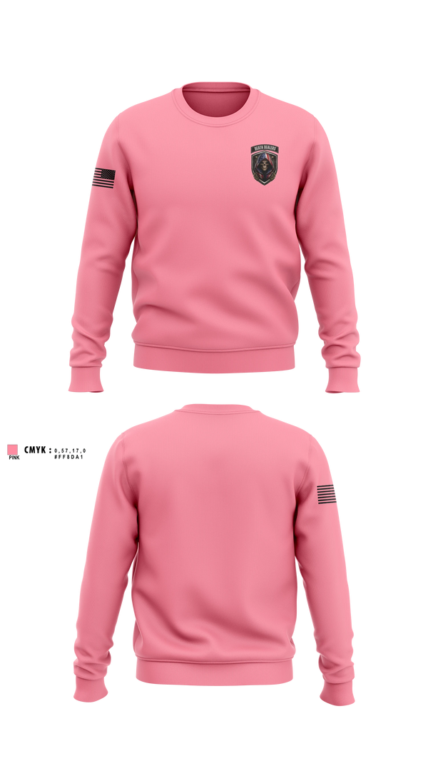 Crew Neck Sweatshirt, Death DealersDeath Dealers Airsoft, Spirit Store, Teamtime, Team time, sublimation, custom sports apparel, team uniforms, spirit wear, spiritwear, sports uniforms, custom shirts, team store, custom team store, fundraiser sports, apparel fundraiser