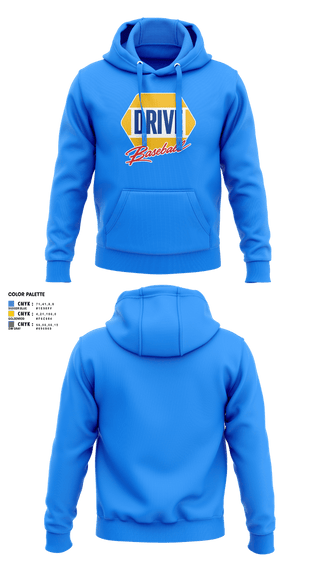 Hoodie, Dawson DRIVE, Baseball, Teamtime, Team time, sublimation, custom sports apparel, team uniforms, spirit wear, spiritwear, sports uniforms, custom shirts, team store, custom team store, fundraiser sports, apparel fundraiser