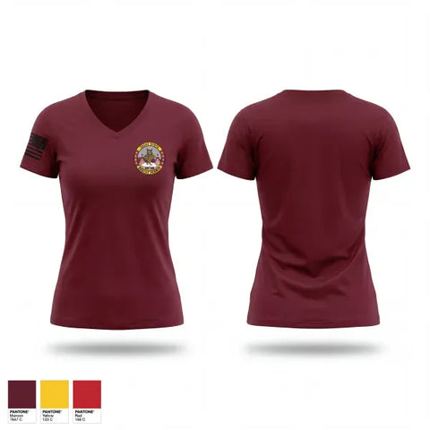 Womens Short Sleeve Vneck Shirt, Charlie conquerors, Air Force, Teamtime, Team time, sublimation, custom sports apparel, team uniforms, spirit wear, spiritwear, sports uniforms, custom shirts, team store, custom team store, fundraiser sports, apparel fundraiser