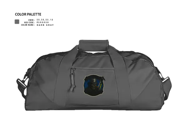 Duffle Bag, District 3 Fast, Fire Department, Teamtime, Team time, sublimation, custom sports apparel, team uniforms, spirit wear, spiritwear, sports uniforms, custom shirts, team store, custom team store, fundraiser sports, apparel fundraiser