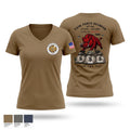 93rd Finance Battalion Women's Short Sleeve V-neck Shirt - 1