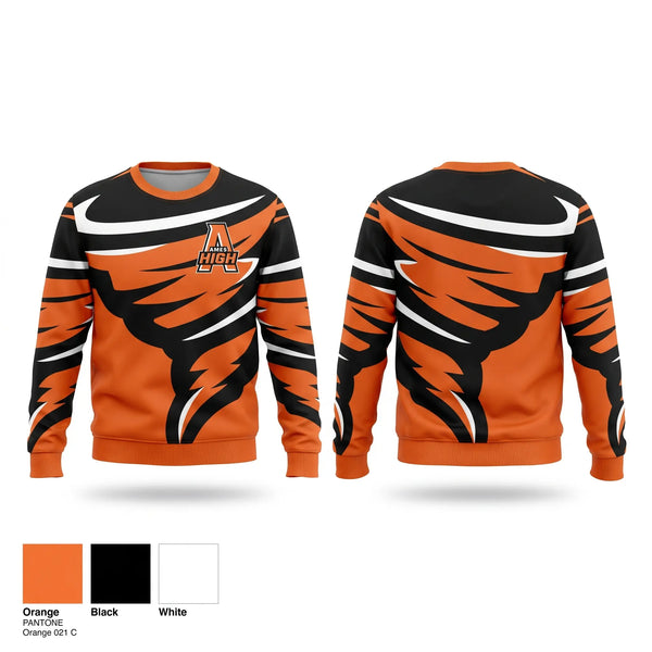 Crew Neck Sweatshirt, Ames Little Cyclones, Men's Basketball, Teamtime, Team time, sublimation, custom sports apparel, team uniforms, spirit wear, spiritwear, sports uniforms, custom shirts, team store, custom team store, fundraiser sports, apparel fundraiser