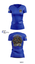 Georgetown Fire Station 7 33818481 Women's Short Sleeve V-neck Shirt - 25