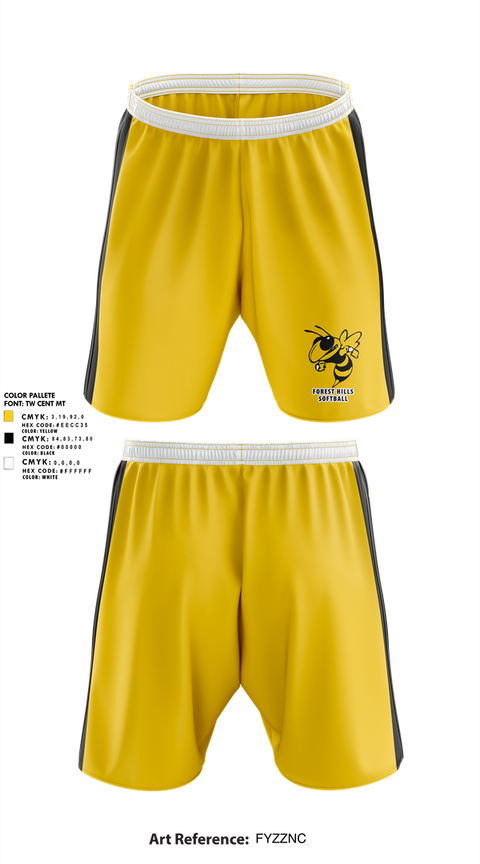 Athletic Shorts With Pockets, Forest Hills Softball, Softball, Teamtime, Team time, sublimation, custom sports apparel, team uniforms, spirit wear, spiritwear, sports uniforms, custom shirts, team store, custom team store, fundraiser sports, apparel fundraiser