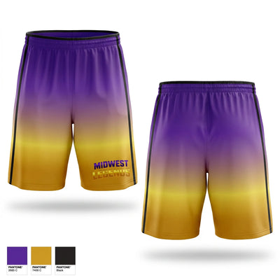 Midwest Legends Cheer 474863 Athletic Shorts With Pockets - 1