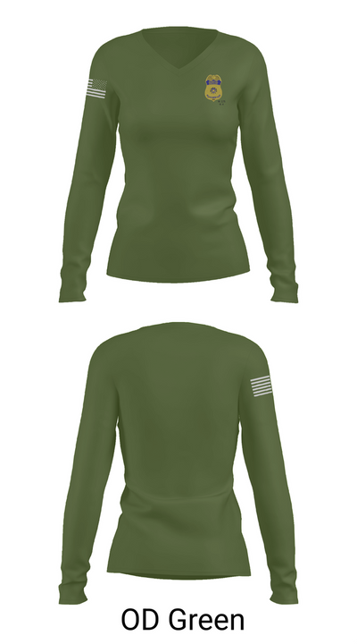 TX.PPO 77542945 Women's Long Sleeve V-neck Shirt - 54