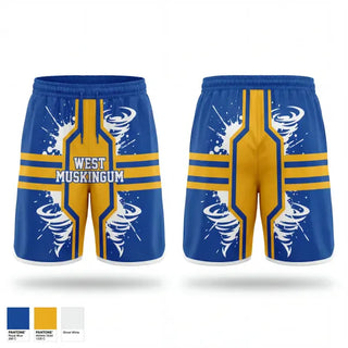 Athletic Shorts With Pockets, West Muskingum, Wrestling, Teamtime, Team time, sublimation, custom sports apparel, team uniforms, spirit wear, spiritwear, sports uniforms, custom shirts, team store, custom team store, fundraiser sports, apparel fundraiser