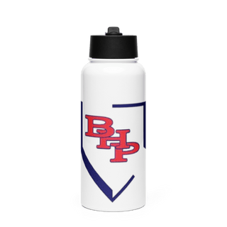 BHP Baseball 6198645 Stainless Steel Water Bottle with a Straw Lid
