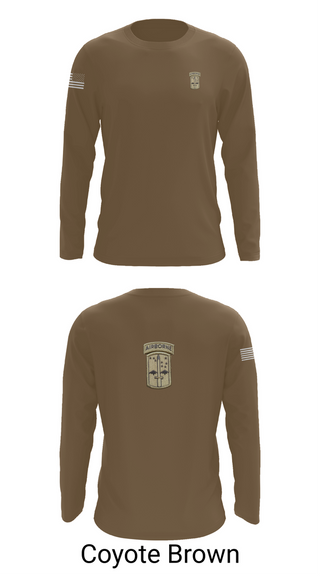 Long Sleeve Performance Shirt, C co 4/327th INF BN, , Teamtime, Team time, sublimation, custom sports apparel, team uniforms, spirit wear, spiritwear, sports uniforms, custom shirts, team store, custom team store, fundraiser sports, apparel fundraiser