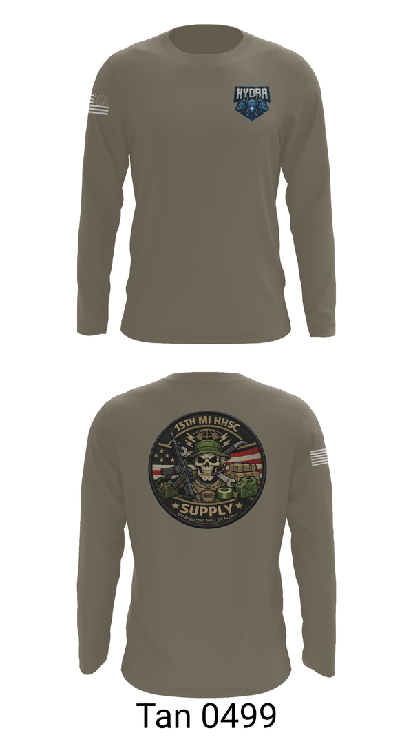 Long Sleeve Performance Shirt, 15TH MI, Army, Teamtime, Team time, sublimation, custom sports apparel, team uniforms, spirit wear, spiritwear, sports uniforms, custom shirts, team store, custom team store, fundraiser sports, apparel fundraiser