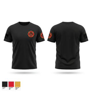 Old School Cotton Feel Shirt, New Llano Fire Department, Fire Department, Teamtime, Team time, sublimation, custom sports apparel, team uniforms, spirit wear, spiritwear, sports uniforms, custom shirts, team store, custom team store, fundraiser sports, apparel fundraiser