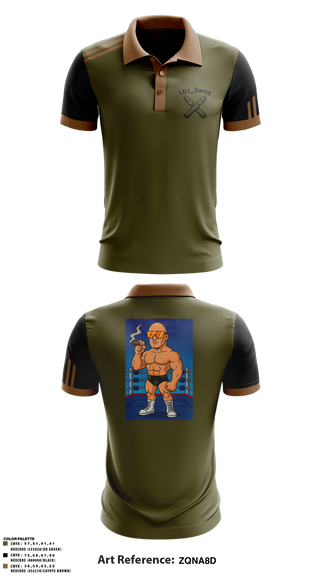 Short Sleeve Performance Polo, LDJ_Swag, Wrestling, Teamtime, Team time, sublimation, custom sports apparel, team uniforms, spirit wear, spiritwear, sports uniforms, custom shirts, team store, custom team store, fundraiser sports, apparel fundraiser