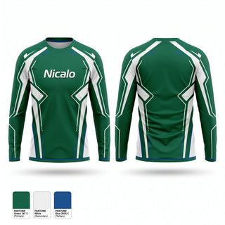 Long Sleeve Performance Shirt, Nicalo, Men's Volleyball, Teamtime, Team time, sublimation, custom sports apparel, team uniforms, spirit wear, spiritwear, sports uniforms, custom shirts, team store, custom team store, fundraiser sports, apparel fundraiser