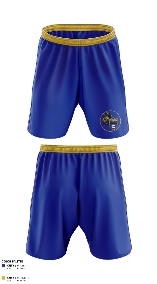 Mens Soccer Shorts, Gholson F.C., Men's Soccer, Teamtime, Team time, sublimation, custom sports apparel, team uniforms, spirit wear, spiritwear, sports uniforms, custom shirts, team store, custom team store, fundraiser sports, apparel fundraiser
