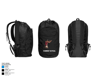 Gear Bag, Warrior Tactical, , Teamtime, Team time, sublimation, custom sports apparel, team uniforms, spirit wear, spiritwear, sports uniforms, custom shirts, team store, custom team store, fundraiser sports, apparel fundraiser