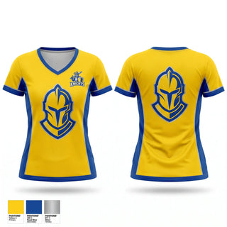 Womens Short Sleeve Vneck Shirt, South Platte High School Basketball, Women's Basketball, Teamtime, Team time, sublimation, custom sports apparel, team uniforms, spirit wear, spiritwear, sports uniforms, custom shirts, team store, custom team store, fundraiser sports, apparel fundraiser