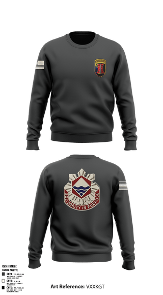 Crew Neck Sweatshirt, 204th MEB Mountaineers, Army, Teamtime, Team time, sublimation, custom sports apparel, team uniforms, spirit wear, spiritwear, sports uniforms, custom shirts, team store, custom team store, fundraiser sports, apparel fundraiser