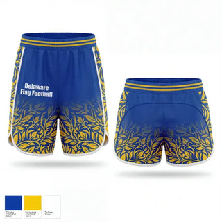 Womens Shorts, Delaware Flag Football, , Teamtime, Team time, sublimation, custom sports apparel, team uniforms, spirit wear, spiritwear, sports uniforms, custom shirts, team store, custom team store, fundraiser sports, apparel fundraiser