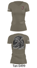 112th, 1/1 BN CRDT 19582480 Women's Short Sleeve V-neck Shirt - 68