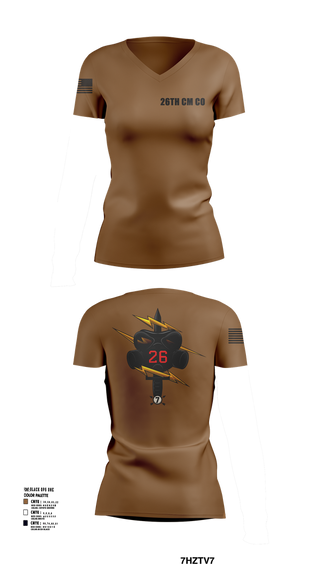 Womens Short Sleeve Vneck Shirt, 26th CM Co, , Teamtime, Team time, sublimation, custom sports apparel, team uniforms, spirit wear, spiritwear, sports uniforms, custom shirts, team store, custom team store, fundraiser sports, apparel fundraiser
