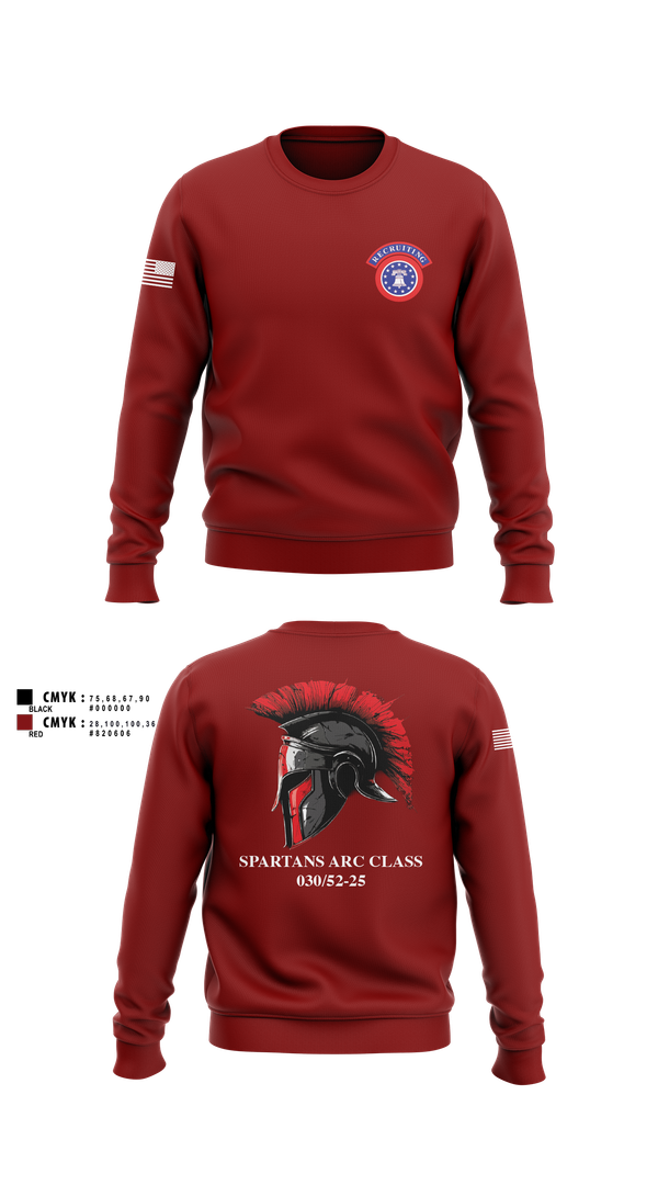 Crew Neck Sweatshirt, , Army, Teamtime, Team time, sublimation, custom sports apparel, team uniforms, spirit wear, spiritwear, sports uniforms, custom shirts, team store, custom team store, fundraiser sports, apparel fundraiser