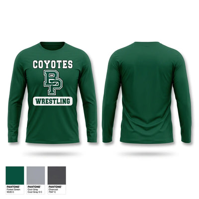 Buena Park High School Wrestling Long Sleeve Performance Shirt 2