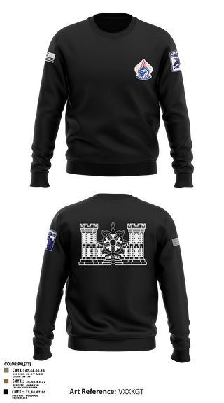 Crew Neck Sweatshirt, XVIII ABN G2, Army, Teamtime, Team time, sublimation, custom sports apparel, team uniforms, spirit wear, spiritwear, sports uniforms, custom shirts, team store, custom team store, fundraiser sports, apparel fundraiser