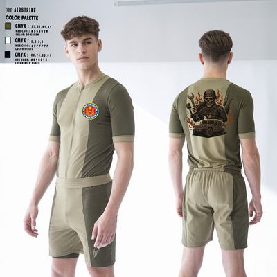 4th Combat Engineer Battalion A Co 69911625 Short Sleeve Performance Shirt - 1