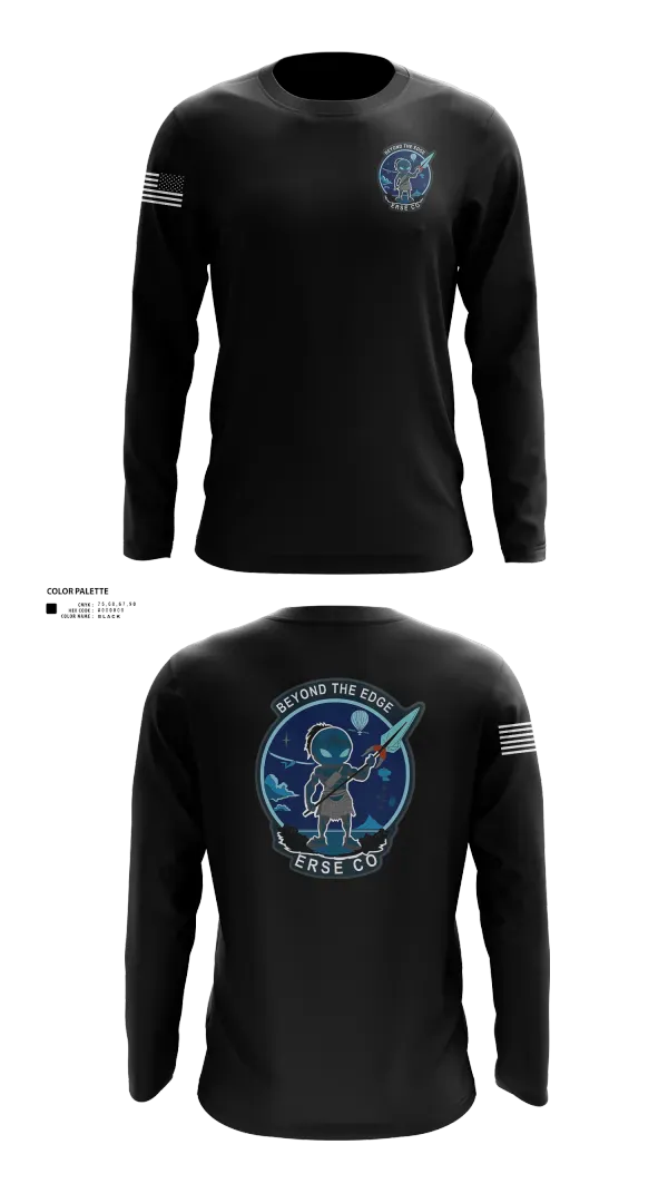 Long Sleeve Performance Shirt, ERSE Company, Army, Teamtime, Team time, sublimation, custom sports apparel, team uniforms, spirit wear, spiritwear, sports uniforms, custom shirts, team store, custom team store, fundraiser sports, apparel fundraiser