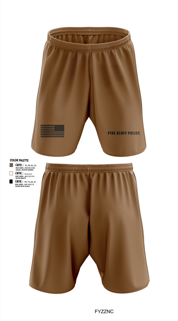 Athletic Shorts With Pockets, Pine Bluff Police, Police, Teamtime, Team time, sublimation, custom sports apparel, team uniforms, spirit wear, spiritwear, sports uniforms, custom shirts, team store, custom team store, fundraiser sports, apparel fundraiser