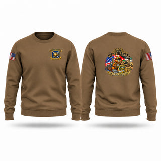 Crew Neck Sweatshirt, 37TH, National Guard, Teamtime, Team time, sublimation, custom sports apparel, team uniforms, spirit wear, spiritwear, sports uniforms, custom shirts, team store, custom team store, fundraiser sports, apparel fundraiser