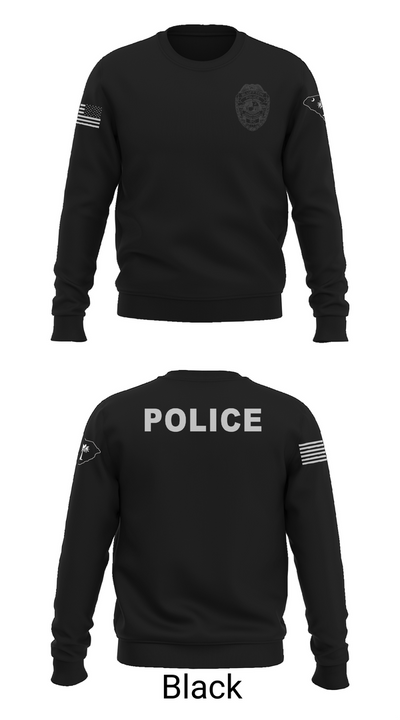 Bluffton PD 22287446 Crew Neck Sweatshirt - 24