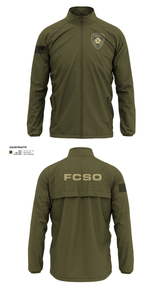 Windbreaker without hood, Fannin County Sheriff's Office, Police, Teamtime, Team time, sublimation, custom sports apparel, team uniforms, spirit wear, spiritwear, sports uniforms, custom shirts, team store, custom team store, fundraiser sports, apparel fundraiser