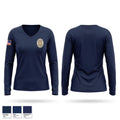 Scott County Sheriff's Office Women's Long Sleeve V-neck Shirt - 1