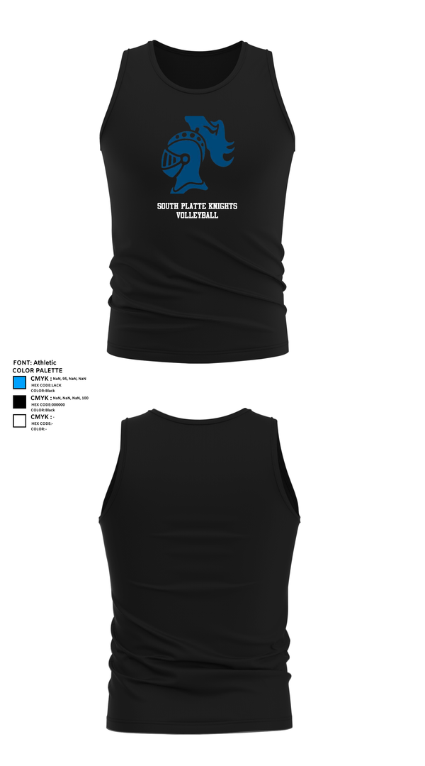 Tank Top, South Platte Knights Volleyball, Women's Volleyball, Teamtime, Team time, sublimation, custom sports apparel, team uniforms, spirit wear, spiritwear, sports uniforms, custom shirts, team store, custom team store, fundraiser sports, apparel fundraiser
