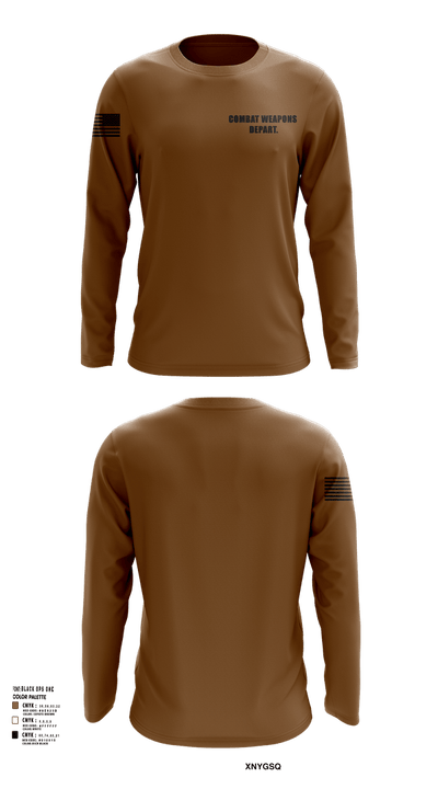 Combat Weapons Depart. 12107174 Long Sleeve Performance Shirt 102