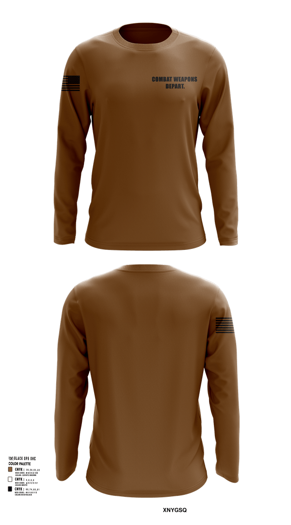 Long Sleeve Performance Shirt, Combat Weapons Depart., , Teamtime, Team time, sublimation, custom sports apparel, team uniforms, spirit wear, spiritwear, sports uniforms, custom shirts, team store, custom team store, fundraiser sports, apparel fundraiser