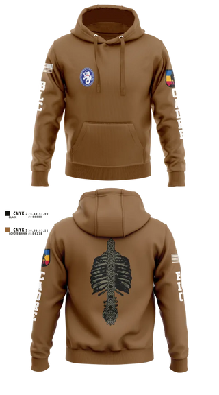 Hoodie, 1st BN 515th RTI, Army, Teamtime, Team time, sublimation, custom sports apparel, team uniforms, spirit wear, spiritwear, sports uniforms, custom shirts, team store, custom team store, fundraiser sports, apparel fundraiser