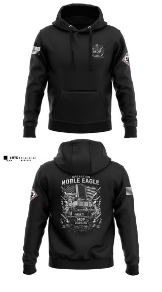 Hoodie, 204th MDP, Army, Teamtime, Team time, sublimation, custom sports apparel, team uniforms, spirit wear, spiritwear, sports uniforms, custom shirts, team store, custom team store, fundraiser sports, apparel fundraiser