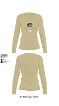 A-Gang 90344345 Women's Long Sleeve V-neck Shirt - 78