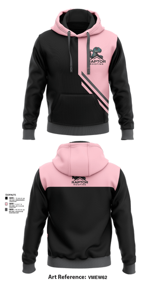 Hoodie, Raptor Roofing, , Teamtime, Team time, sublimation, custom sports apparel, team uniforms, spirit wear, spiritwear, sports uniforms, custom shirts, team store, custom team store, fundraiser sports, apparel fundraiser