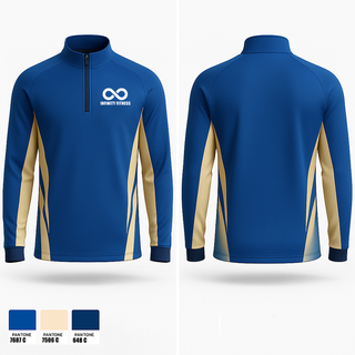 Quarter Zip Jacket, Infinity Fitness, Spirit Store, Teamtime, Team time, sublimation, custom sports apparel, team uniforms, spirit wear, spiritwear, sports uniforms, custom shirts, team store, custom team store, fundraiser sports, apparel fundraiser